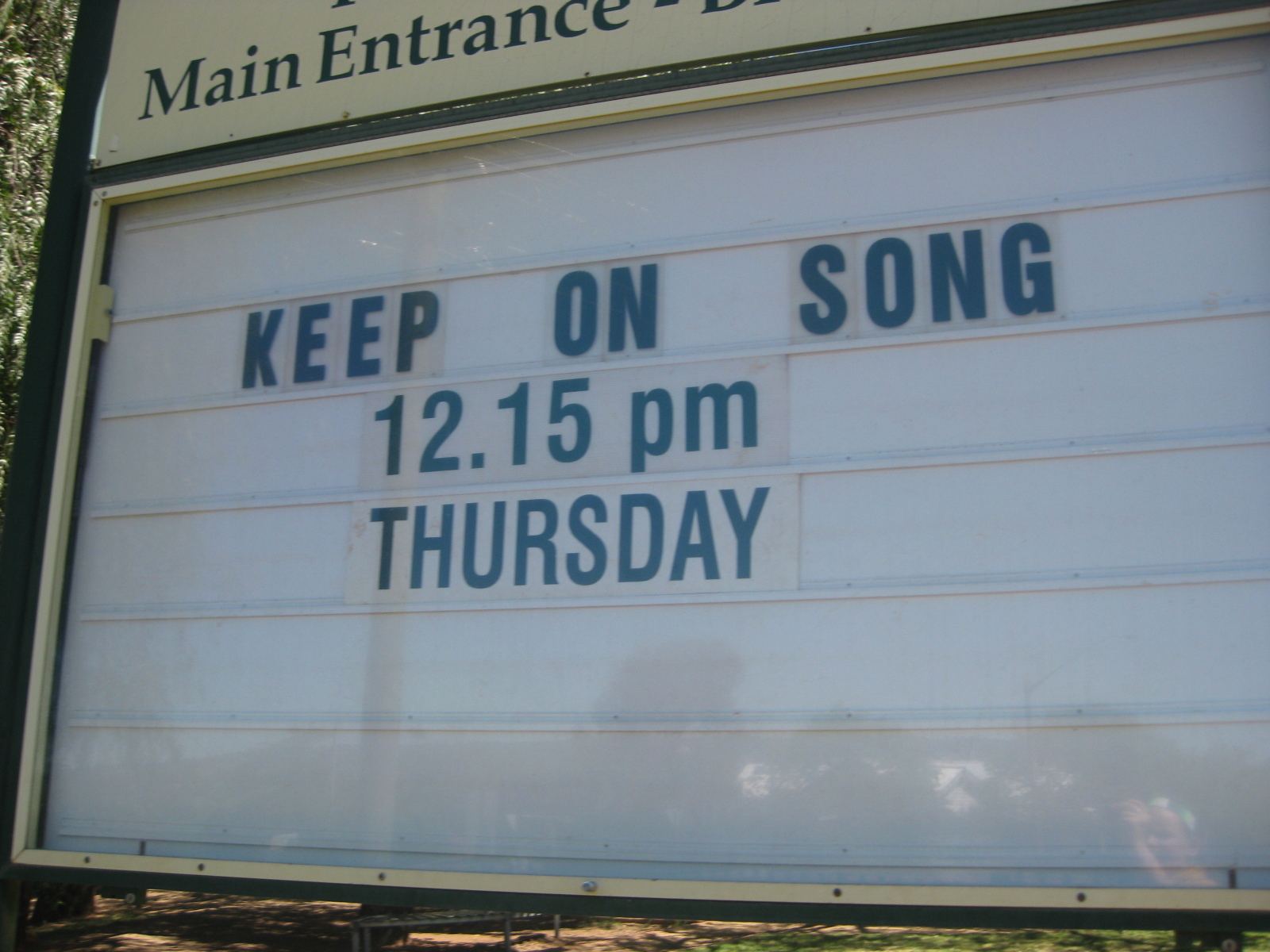 Sign Keep On